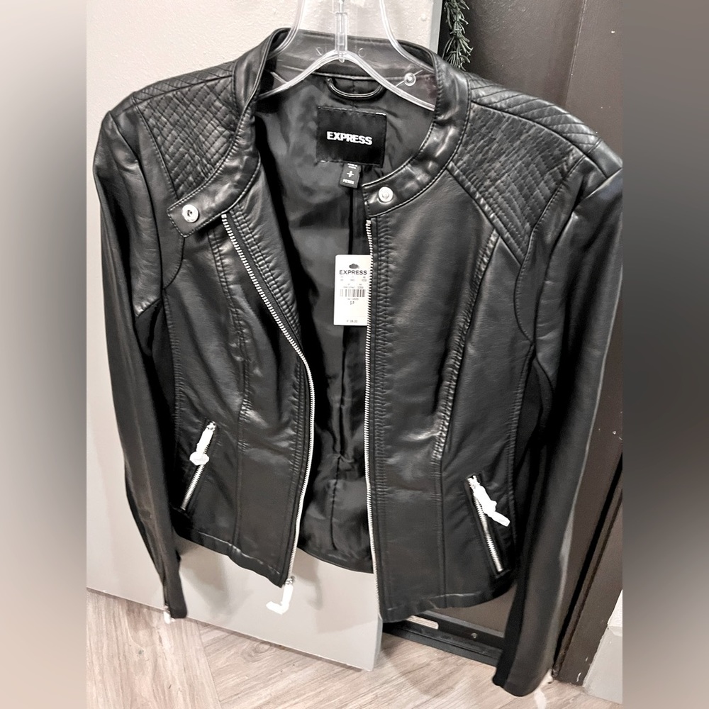 Express leather jacket